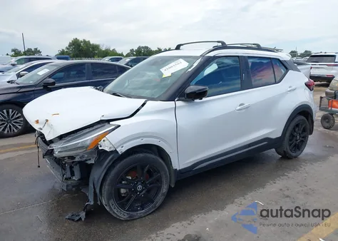 2021 Nissan Kicks Sr Xtronic Cvt z USA, uszkodzony, nr VIN 3N1CP5DV1ML512020